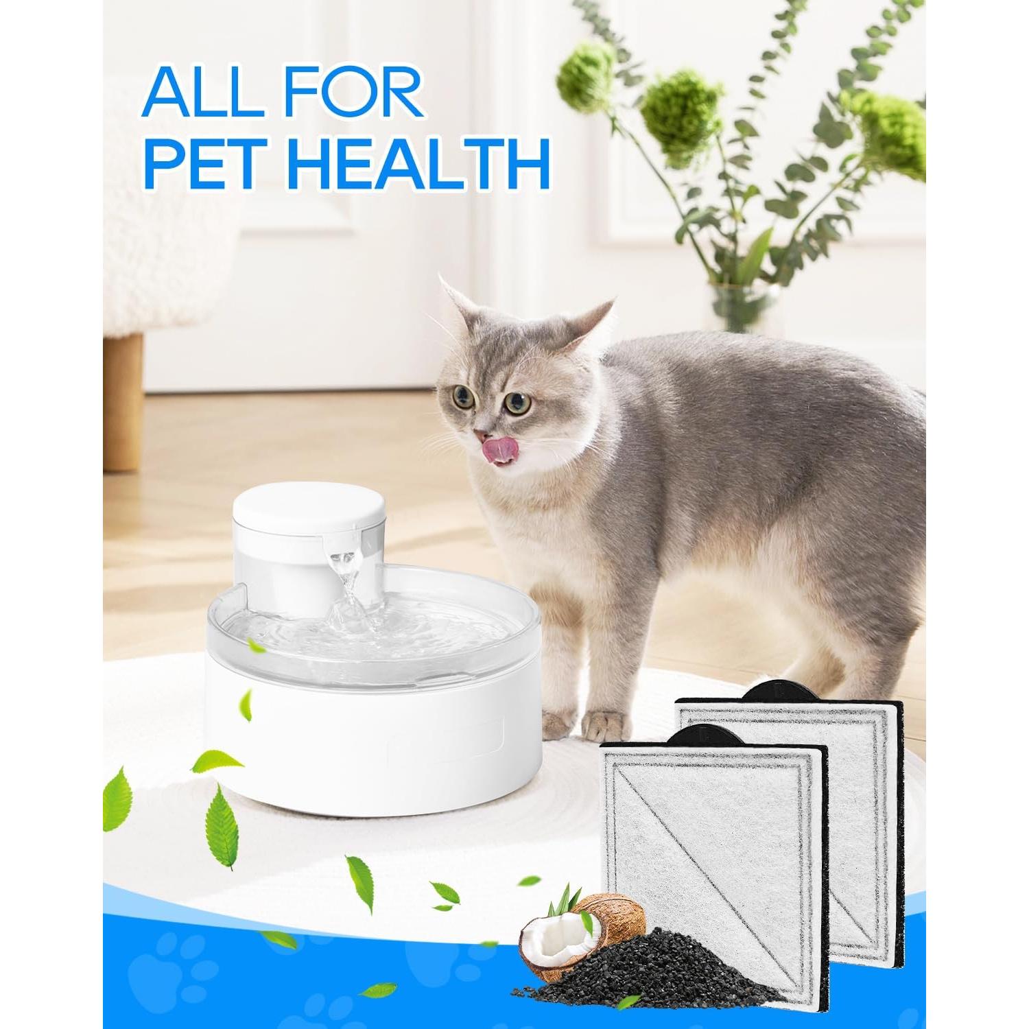 Filtros de Reemplazo para Fuente de Agua Gatos Cunina 6 Paquetes