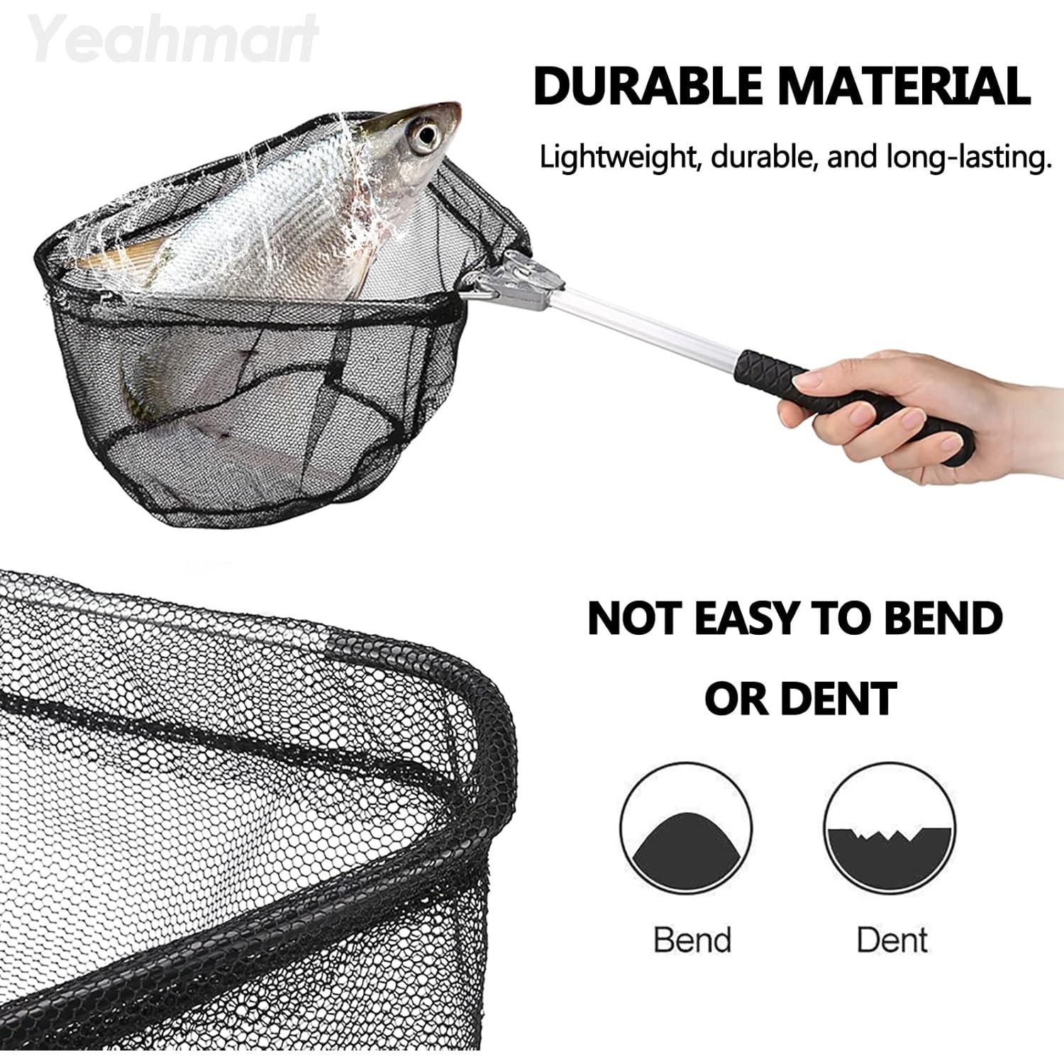 Red de Pesca Yeahmart Telescópica 53.34 cm Aluminio Nylon