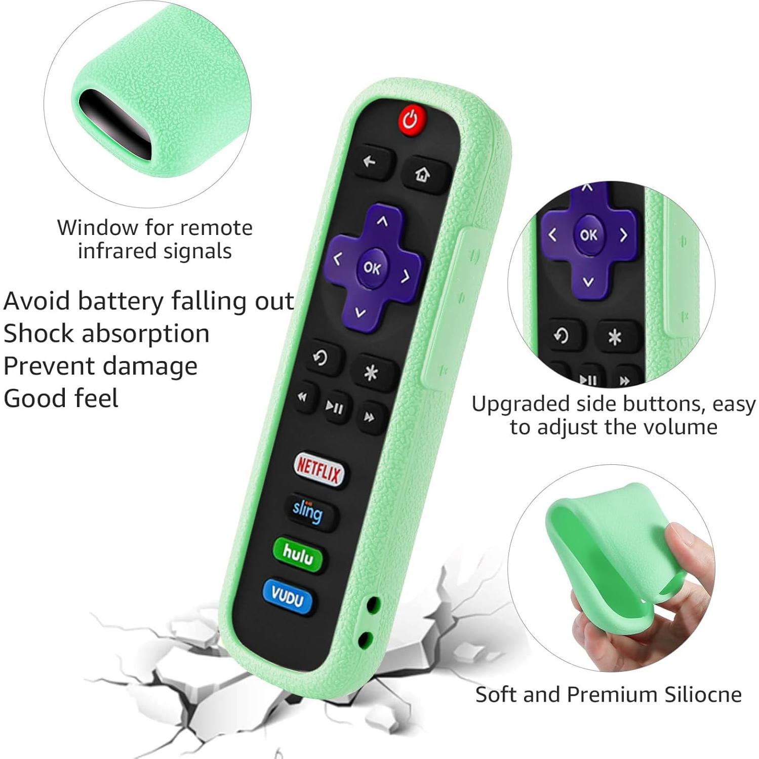 Funda de Control Remoto de Silicona SOTATOO 3 Pack Brillante