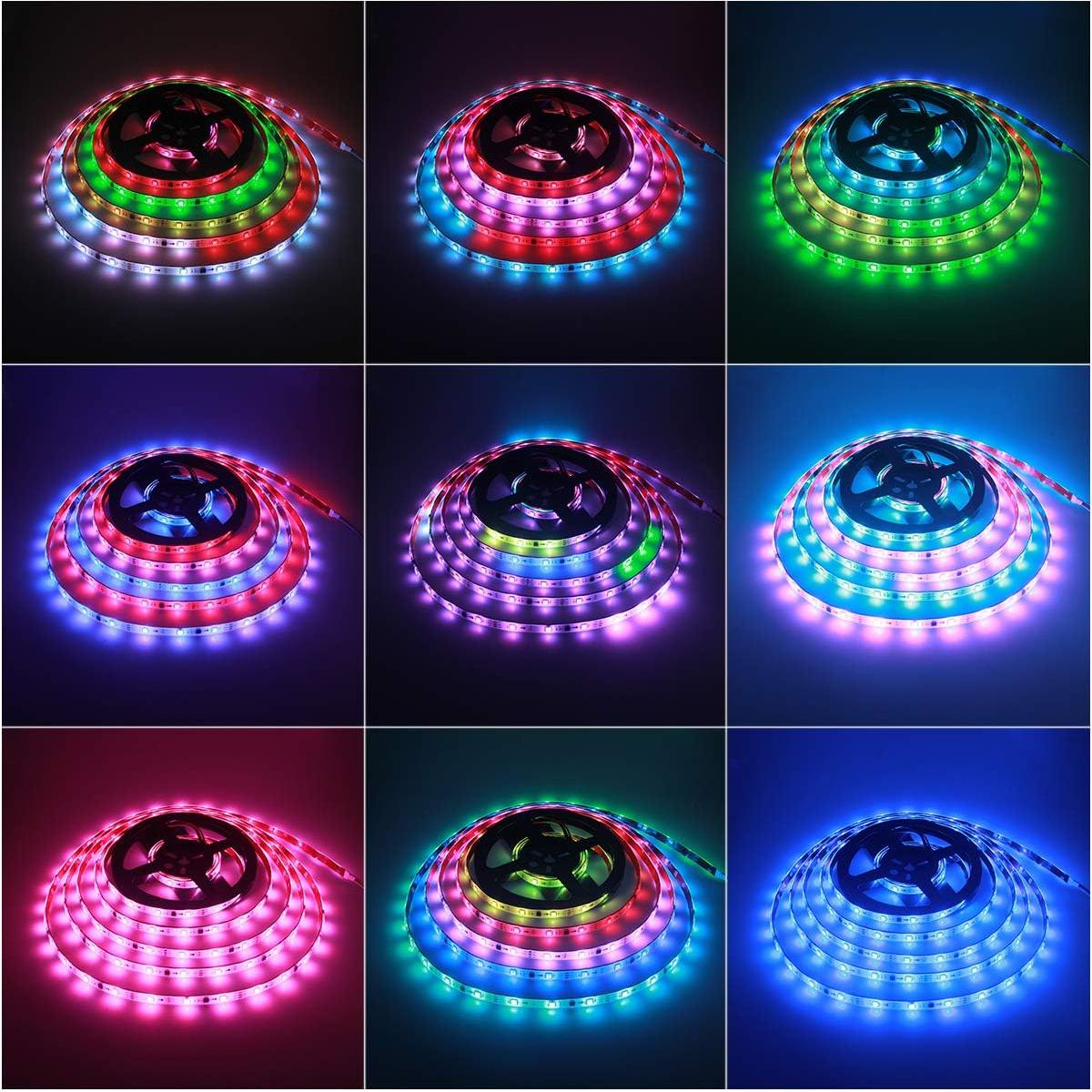 Tira LED Direccionable ALITOVE WS2811 5m 150 LEDs RGB IP65