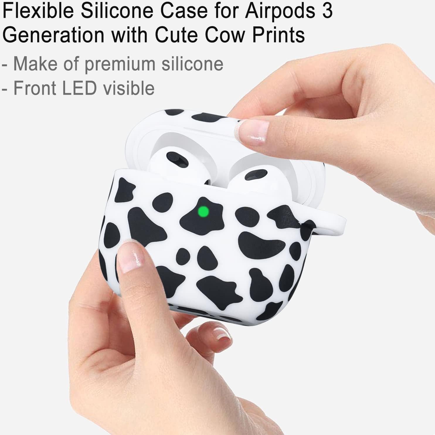 Funda de Silicona YOMPLOW para Airpods 3 2021 con Estampado Floral