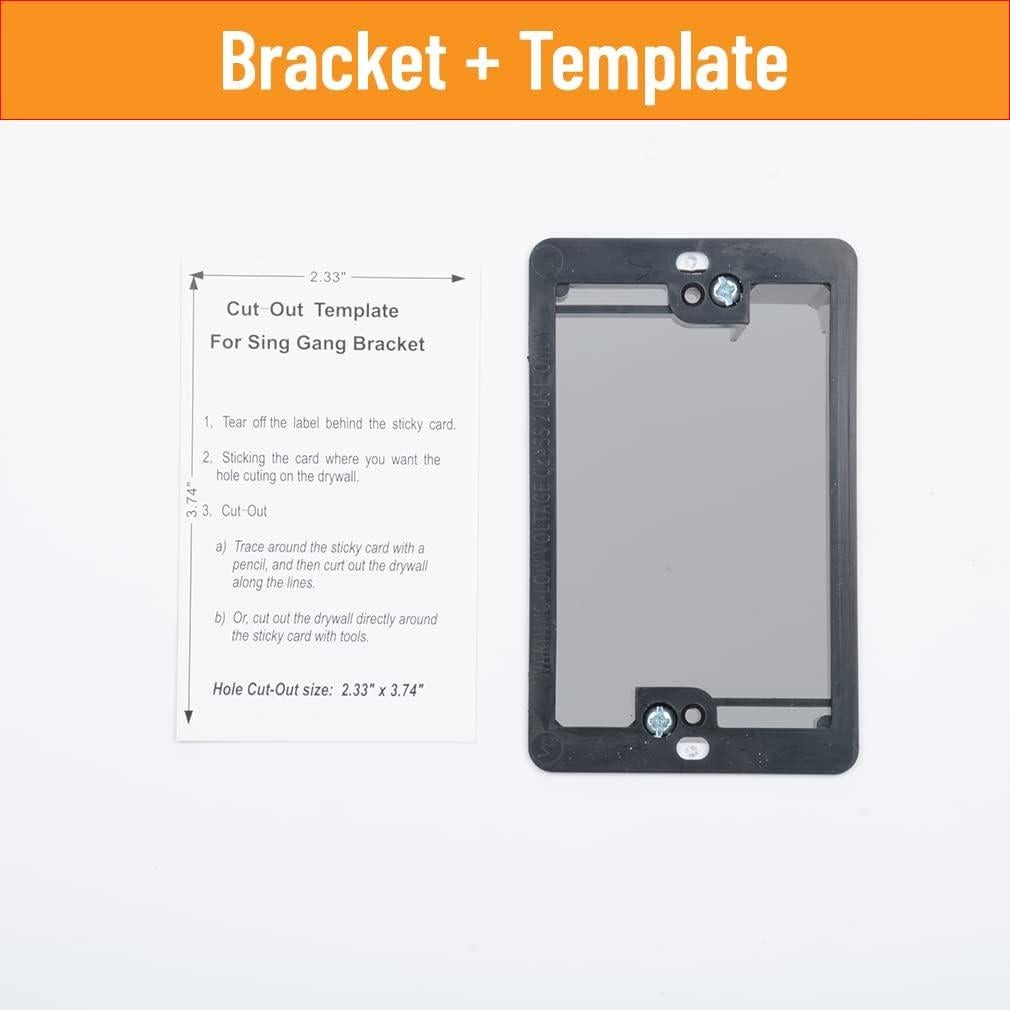 Placa de Pared Ethernet Cat7 YOEMELY 1 Puerto Blindada