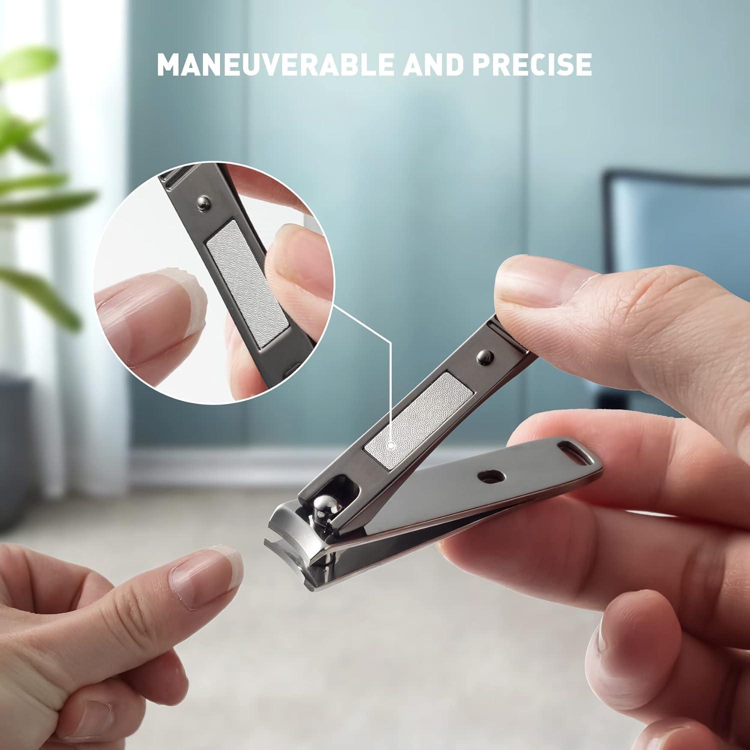 Cortauñas BEZOX Ergonómico 2 Piezas para Manos y Pies