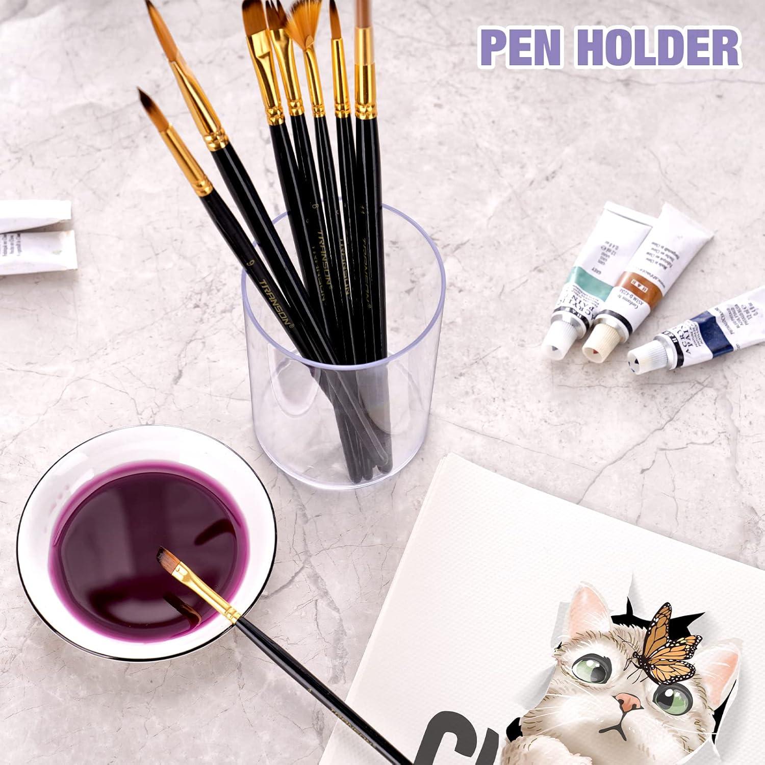 Organizador de Escritorio Acrílico Transparente NiOffice - Paquete de 3