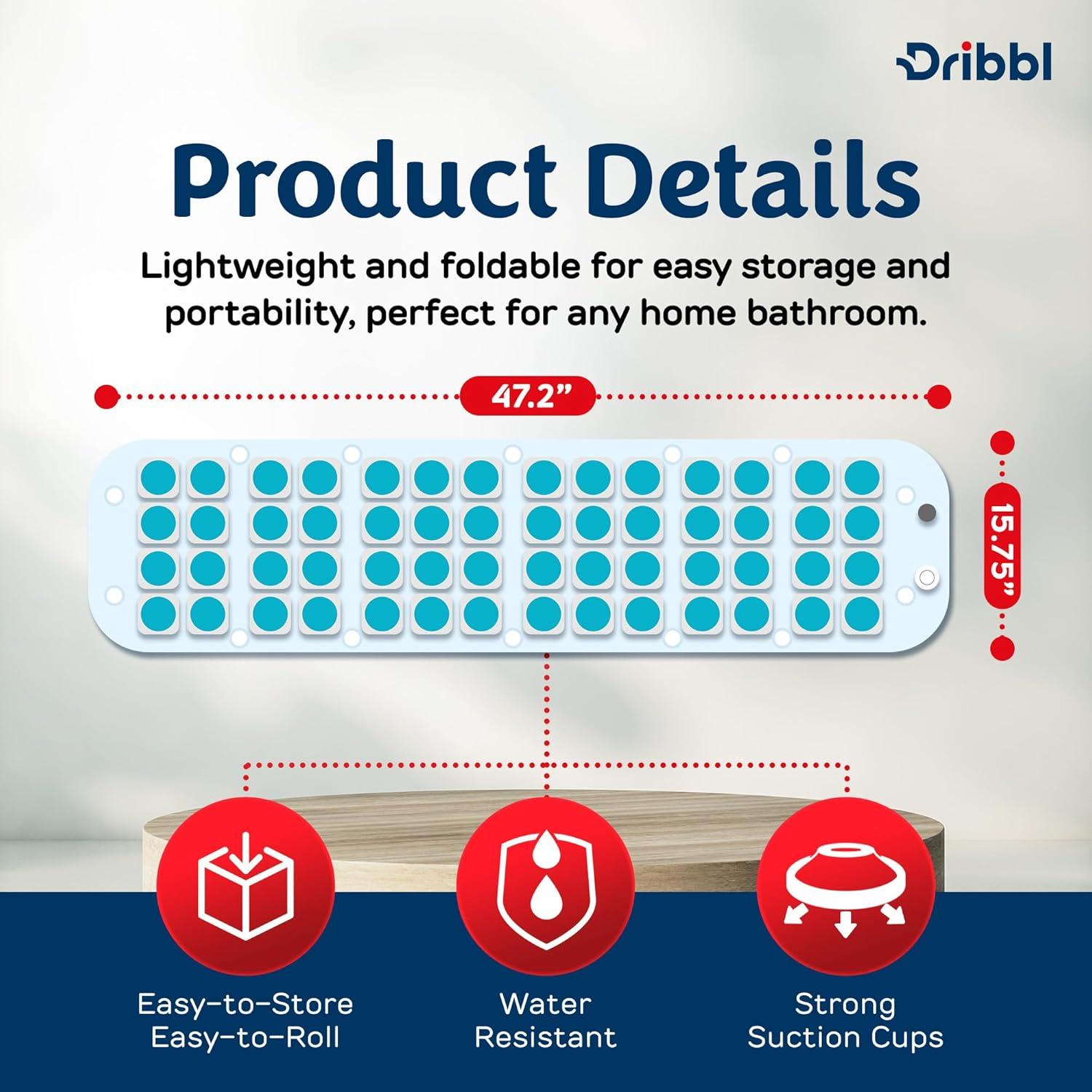 Alfombrilla de Masaje Eléctrica Dribbl Aqua 120x40 cm 6 Velocidades