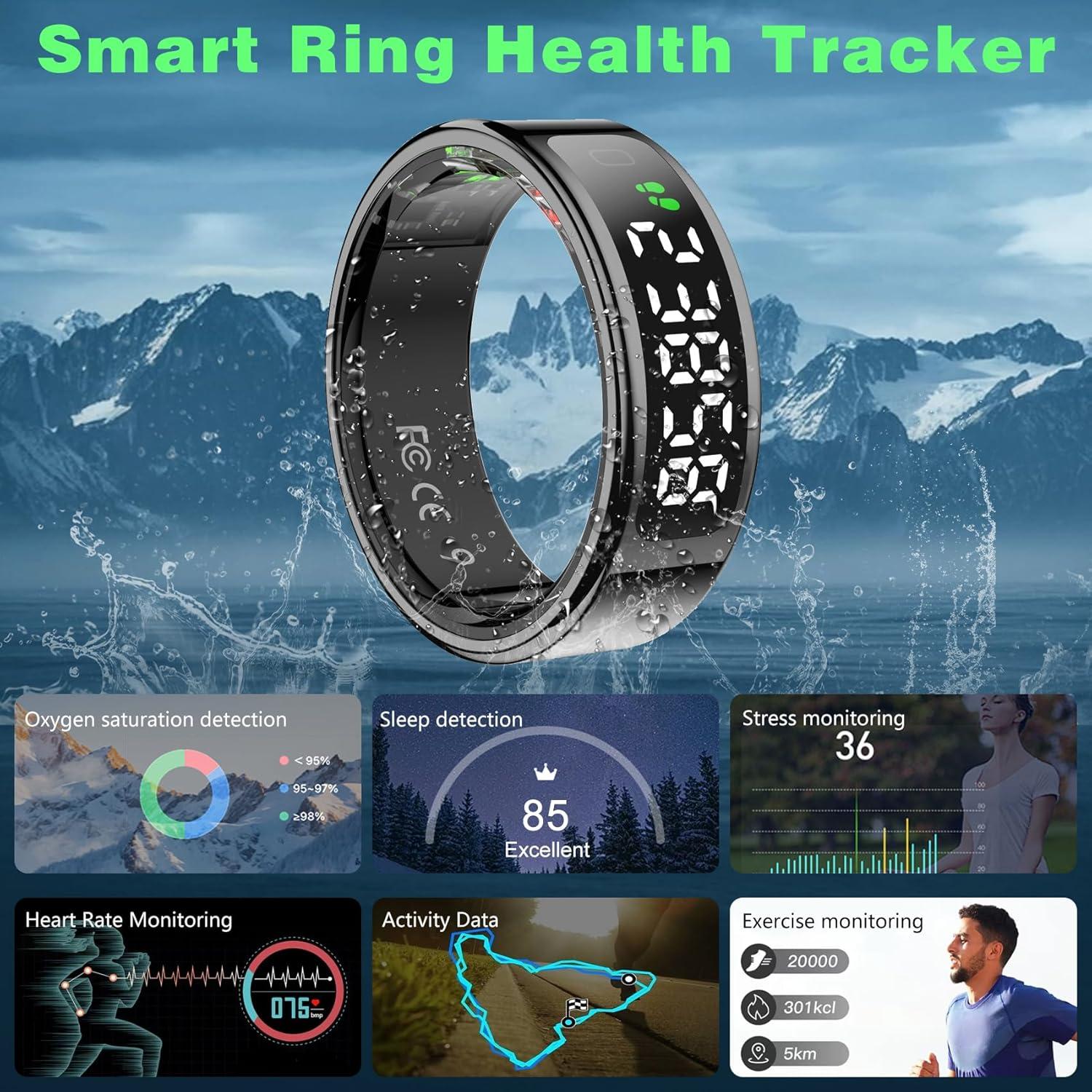 Anillo Inteligente ShenZhen R11 Negro 11 - Salud y Fitness
