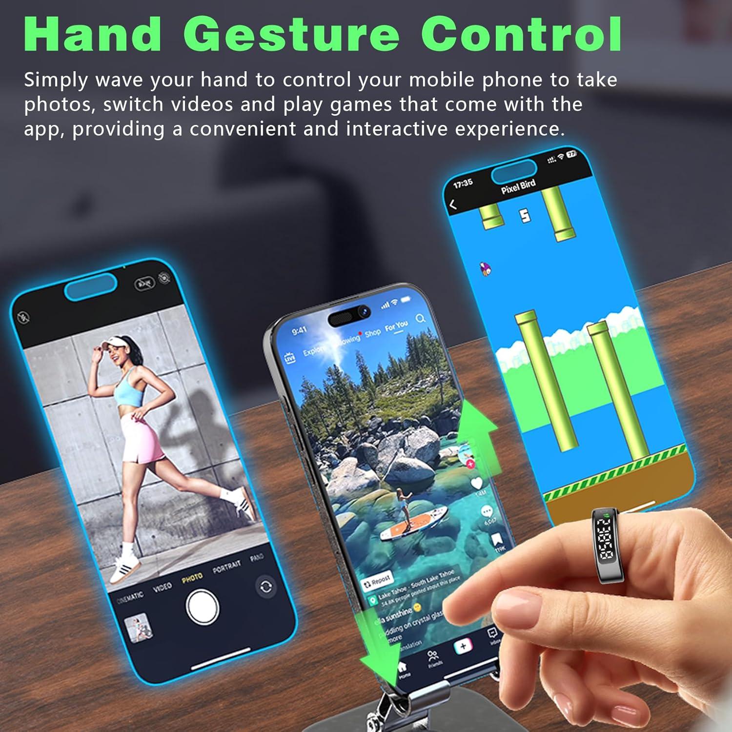 Anillo Inteligente ShenZhen R11 Negro 11 - Salud y Fitness