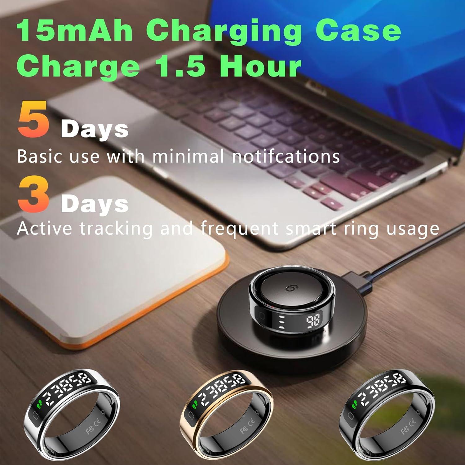 Anillo Inteligente ShenZhen R11 Negro 11 - Salud y Fitness