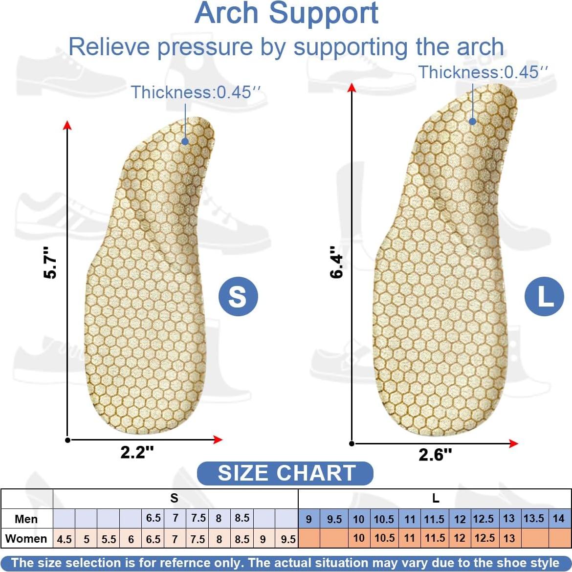 Plantillas de soporte para arco Dr.Foot - Alivio fascitis plantar - 2 pares