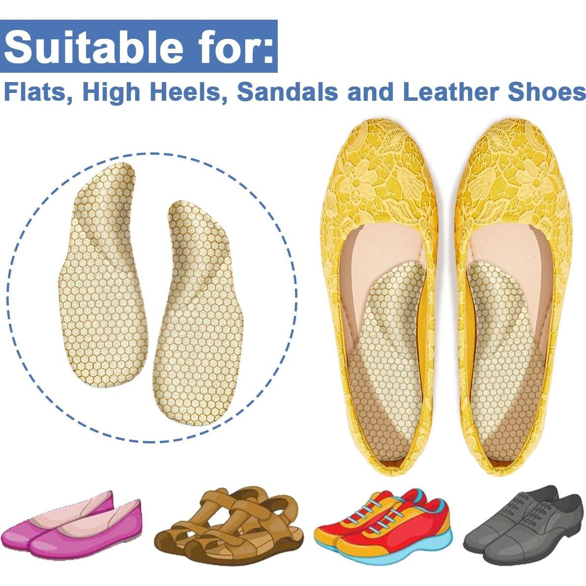 Plantillas de soporte para arco Dr.Foot - Alivio fascitis plantar - 2 pares