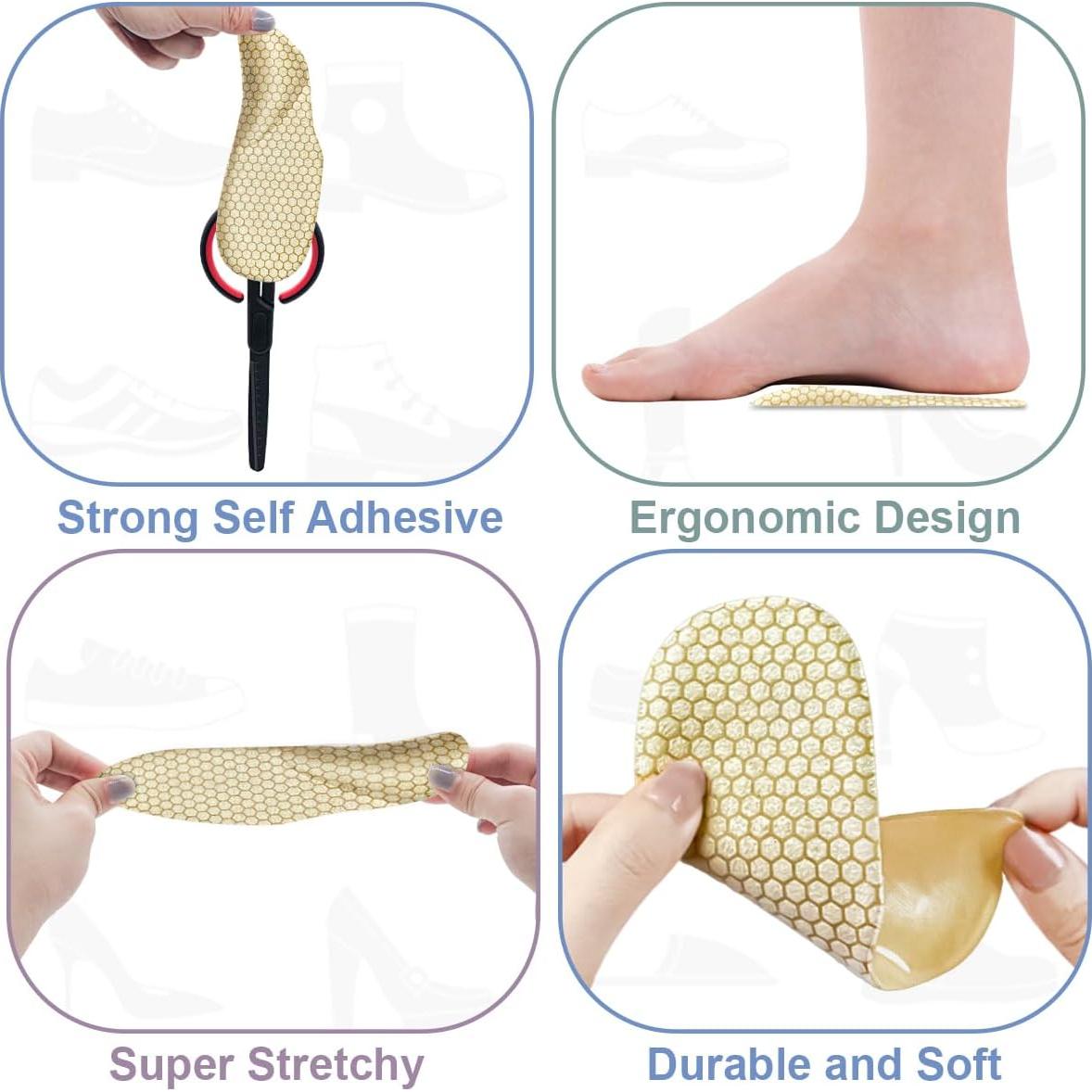 Plantillas de soporte para arco Dr.Foot - Alivio fascitis plantar - 2 pares