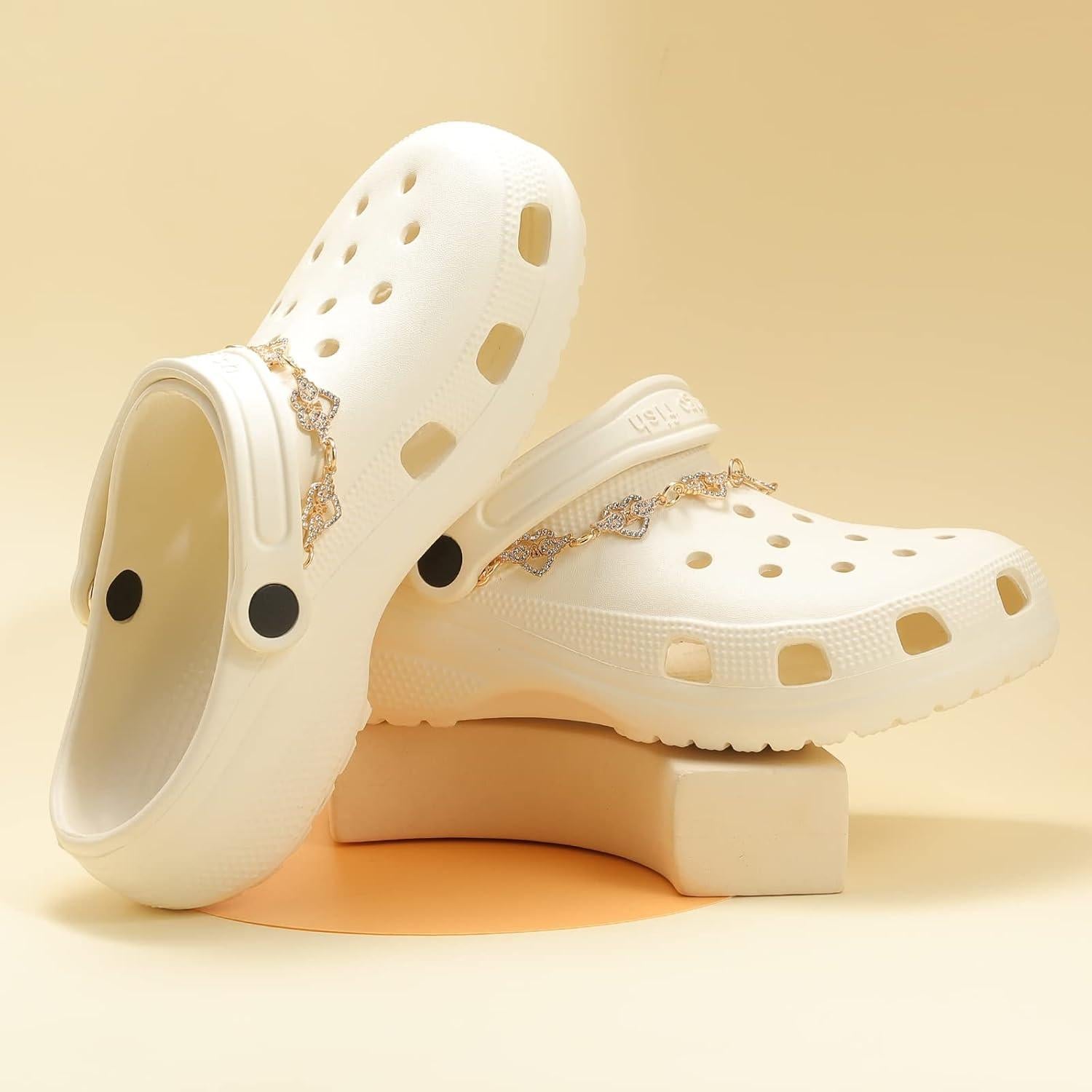 Encantos de Zapatos Brillantes para Mujeres - 10 Piezas