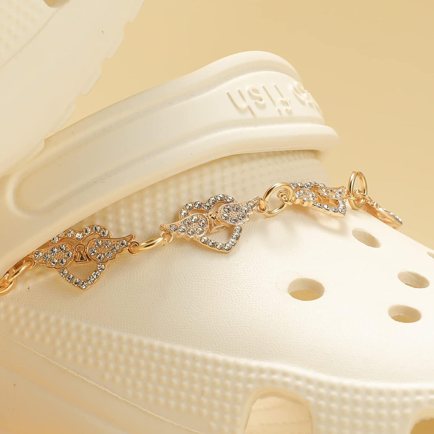 Encantos de Zapatos Brillantes para Mujeres - 10 Piezas