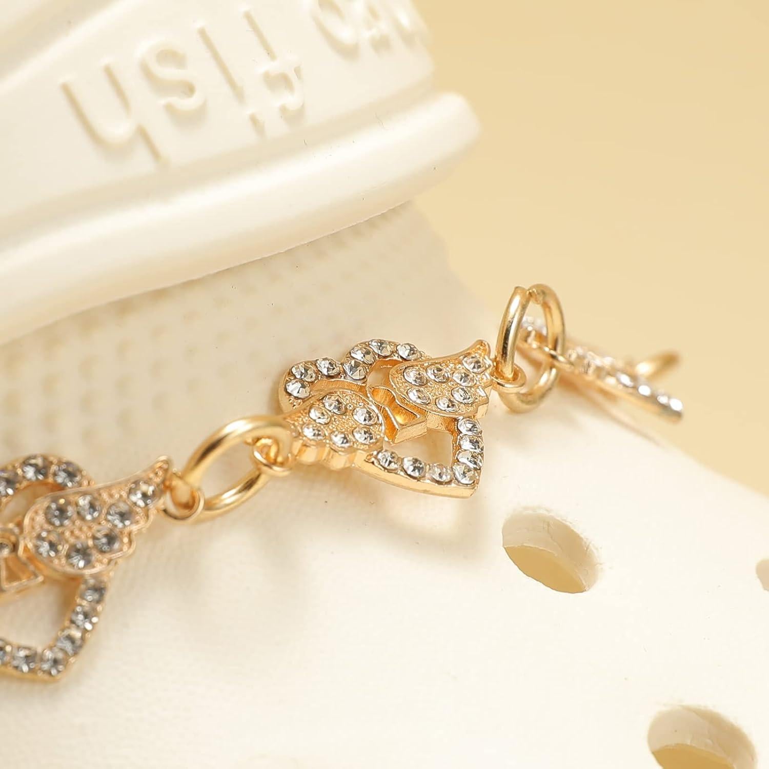 Encantos de Zapatos Brillantes para Mujeres - 10 Piezas