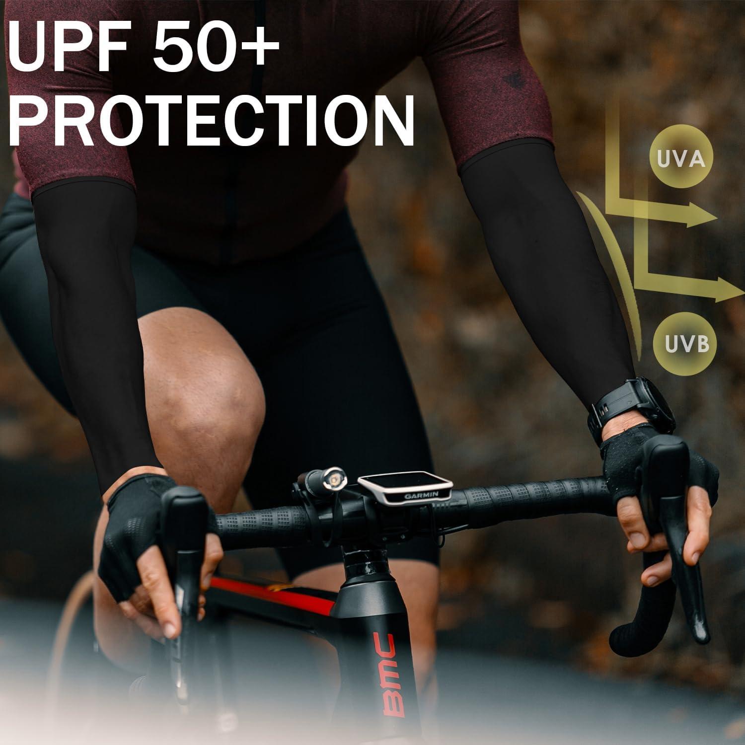 Mangas de Compresión UV para Brazos Unisex - Protección Solar