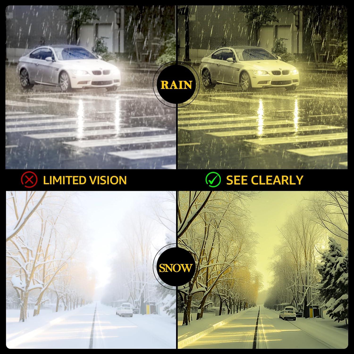 Gafas de Visión Nocturna TJUTR Polarizadas para Conducir