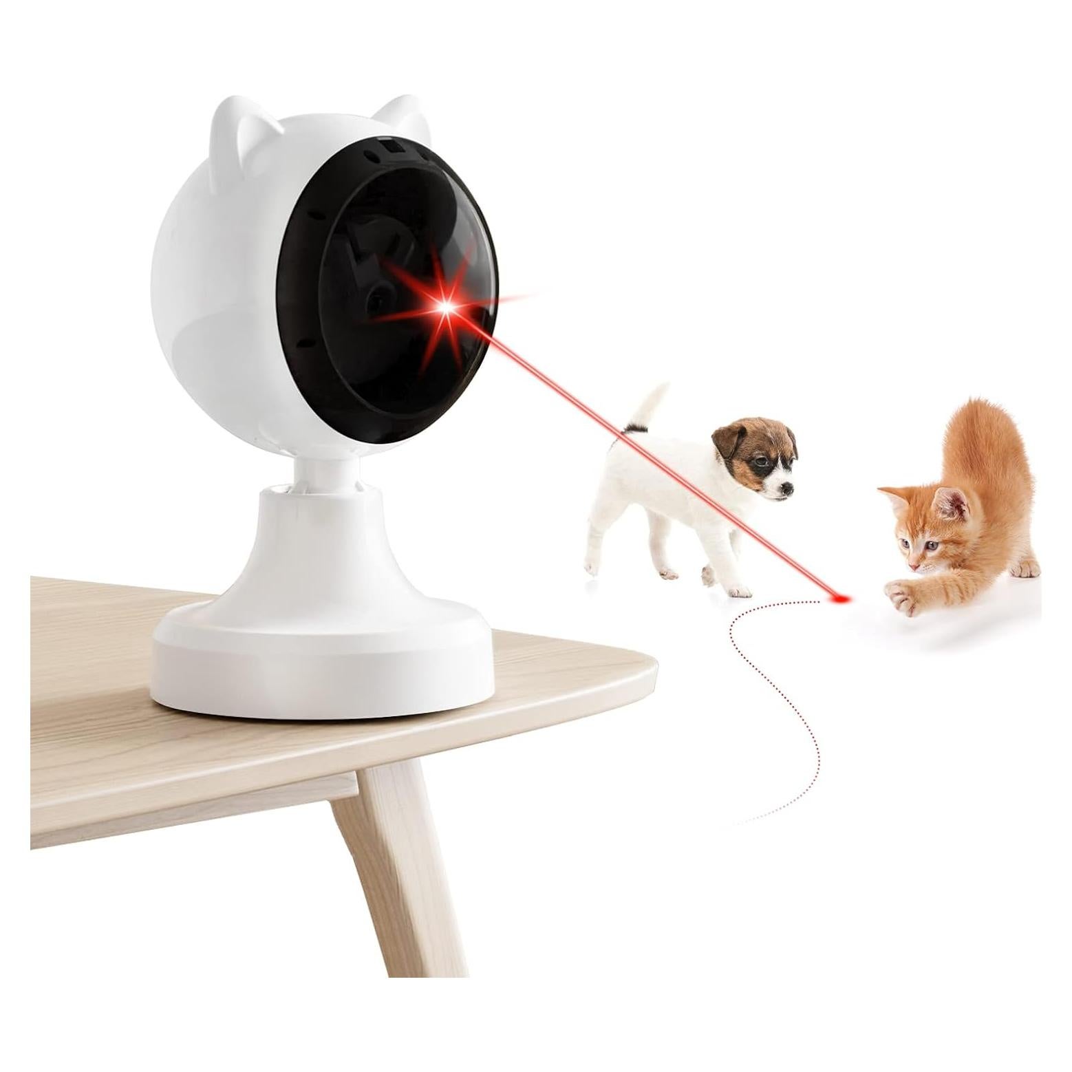 Juguete Interactivo para Gatos AMUSANG CATTOY Láser Recargable