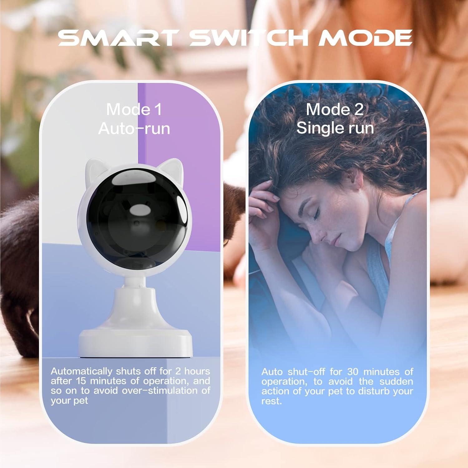 Juguete Interactivo para Gatos AMUSANG CATTOY Láser Recargable