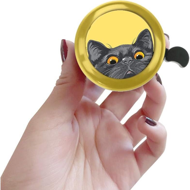 Timbre de Bicicleta WIRESTER de Aluminio 5.38 cm Negro