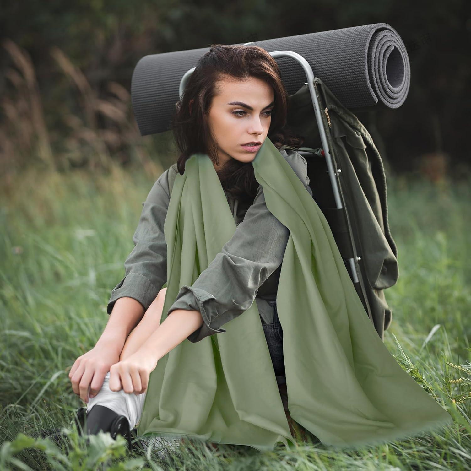 Juego de Toallas de Microfibra Tian Qing 2 Piezas Secado Rápido