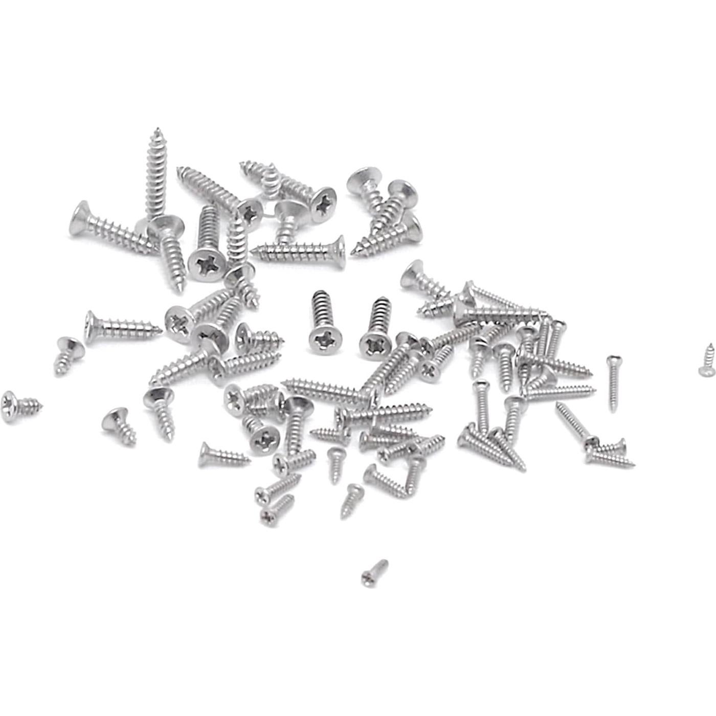 Kit 1200 Tornillos Autoperforantes HVAZI M1 a M2.2 Acero Inoxidable