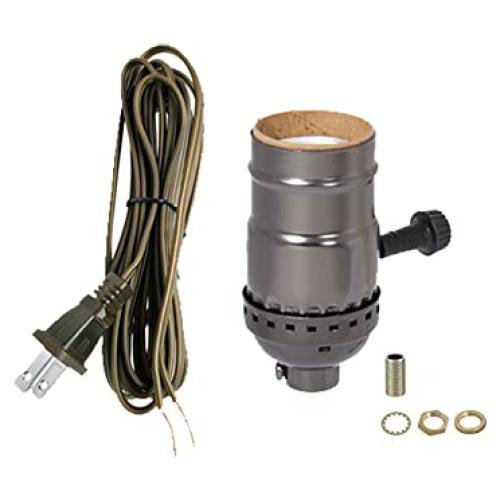 Kit de Recableado de Lámpara B&P Bronce Antiguo 2.44m