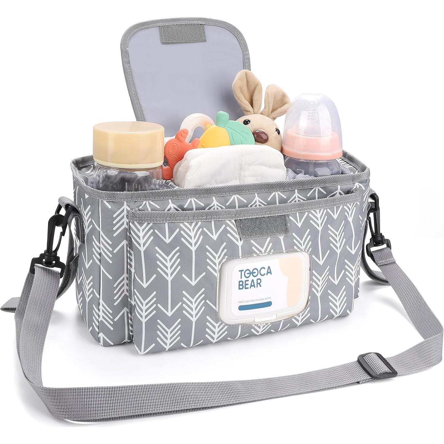 Organizador Universal para Carriola Accmor con Soporte para Vaso y Correa