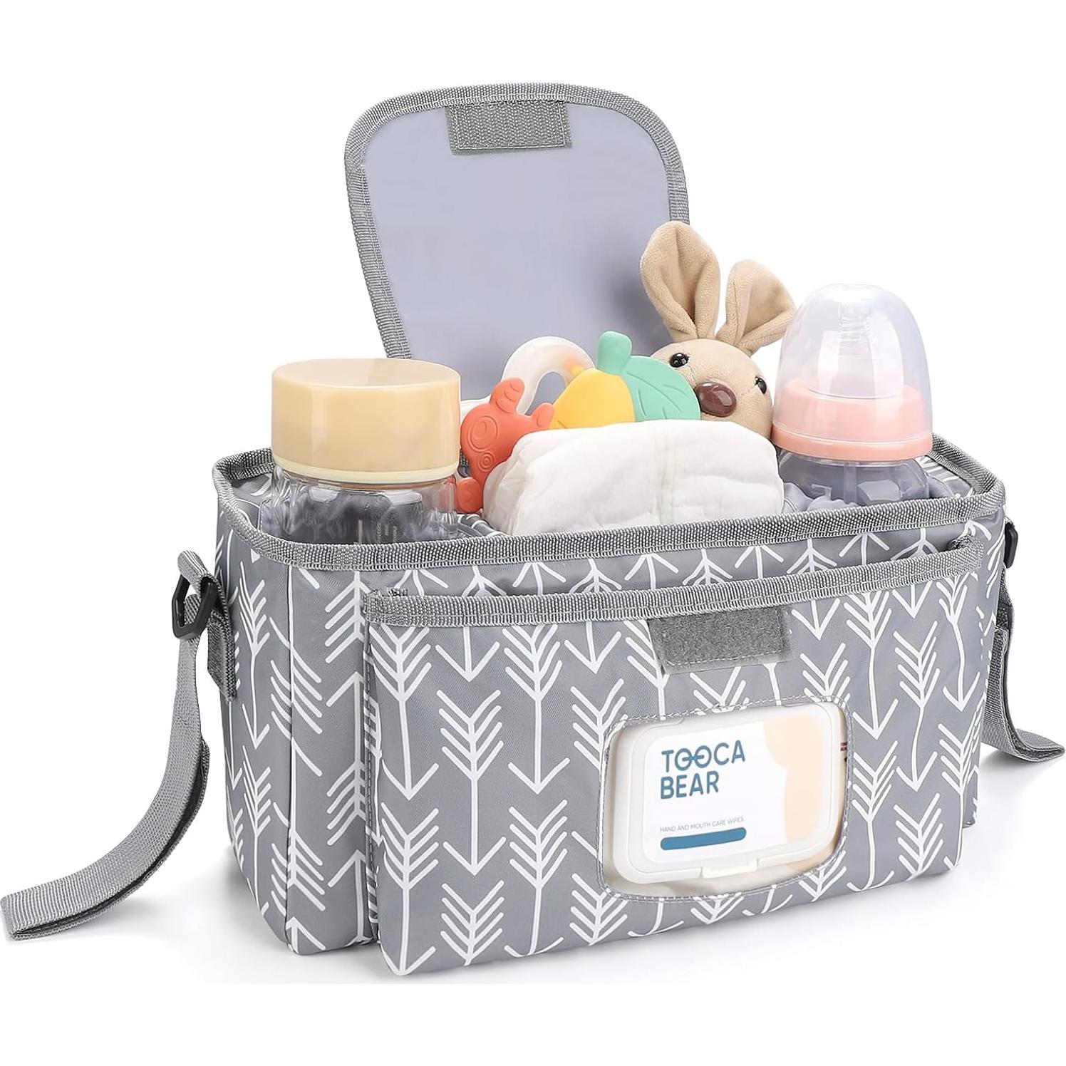 Organizador Universal para Carriola Accmor con Soporte para Vaso y Correa