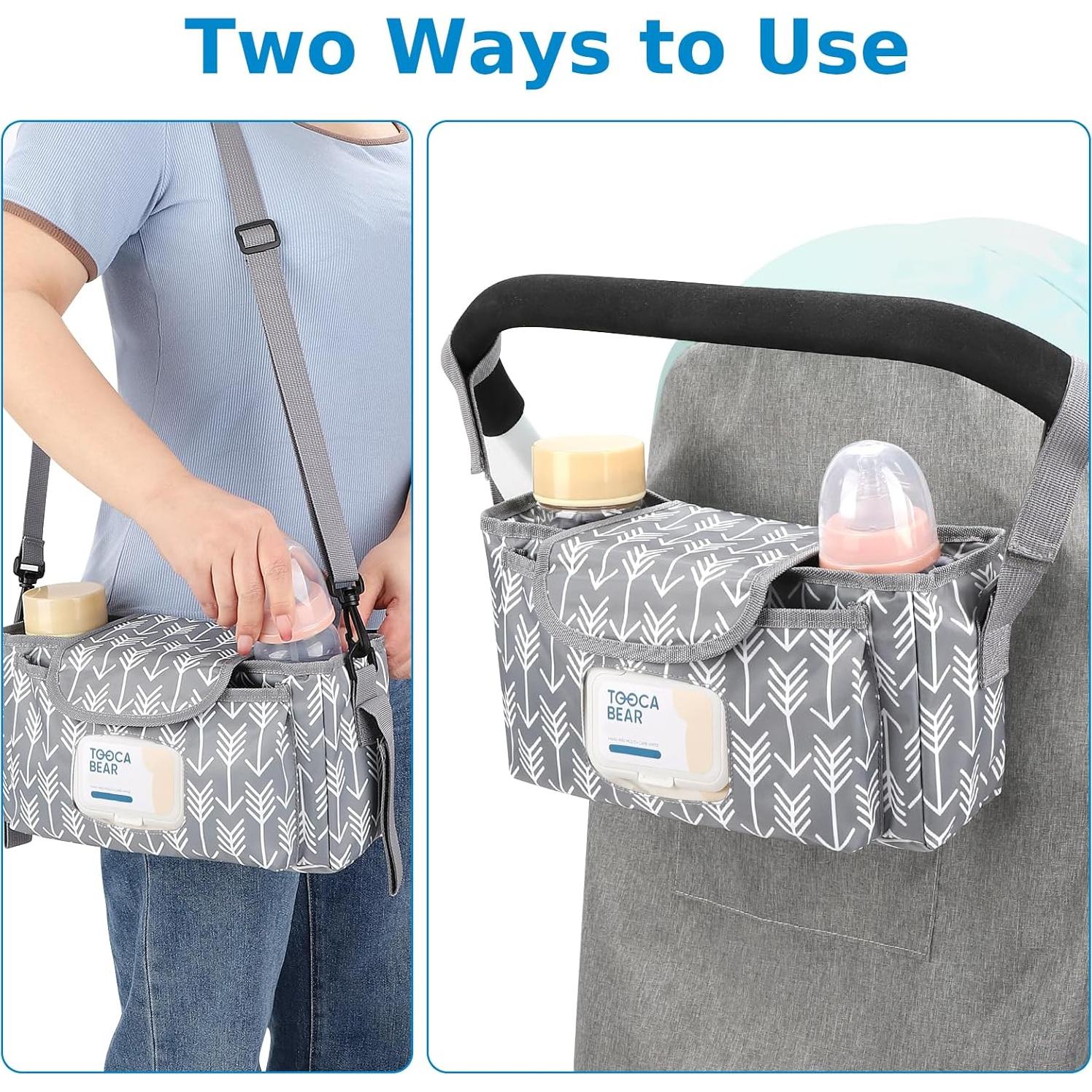 Organizador Universal para Carriola Accmor con Soporte para Vaso y Correa