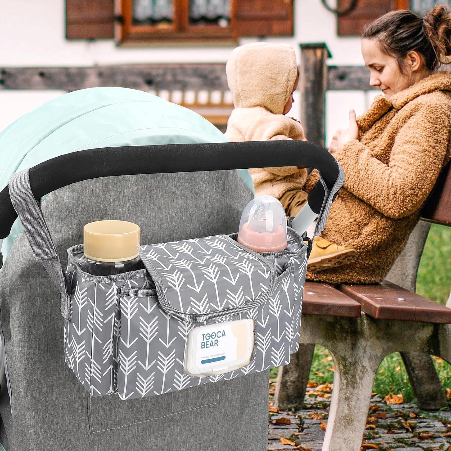 Organizador Universal para Carriola Accmor con Soporte para Vaso y Correa