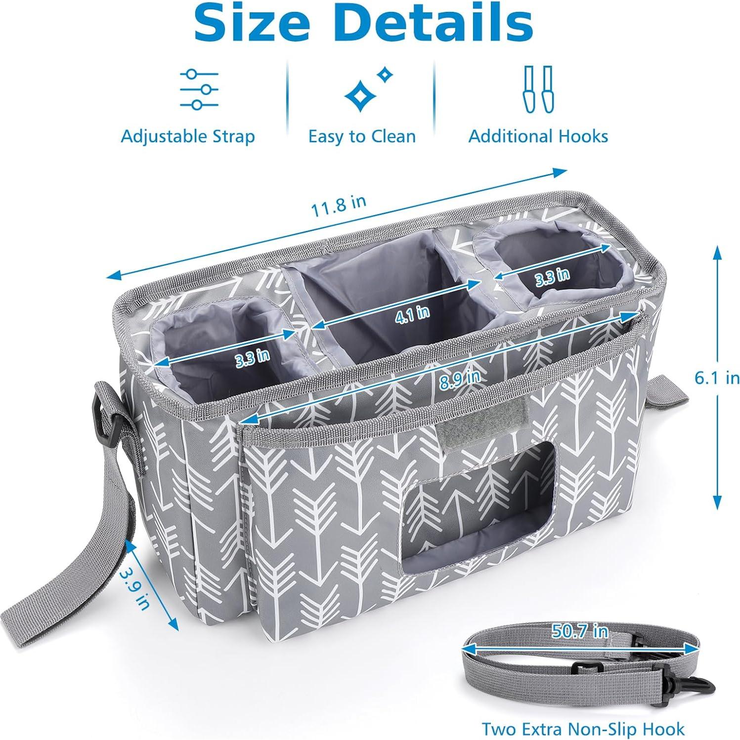 Organizador Universal para Carriola Accmor con Soporte para Vaso y Correa