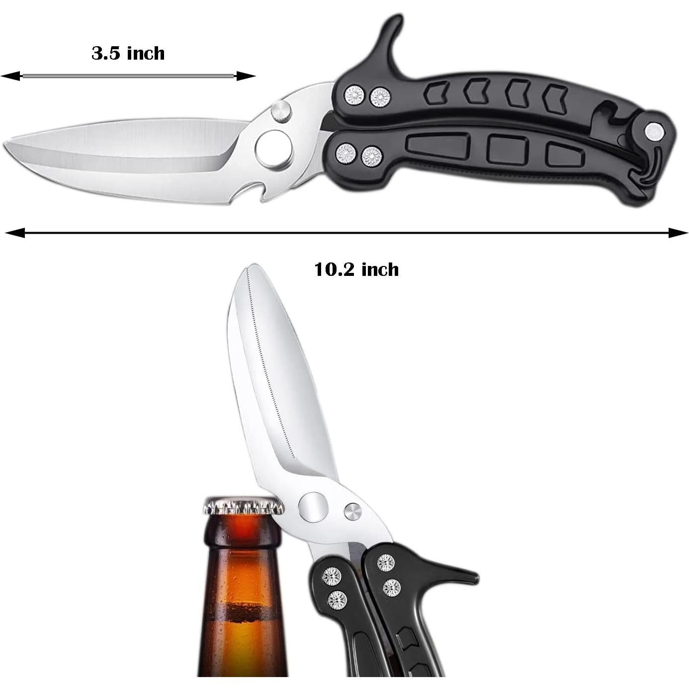 Tijeras de cocina multifuncionales Jasni de acero inoxidable