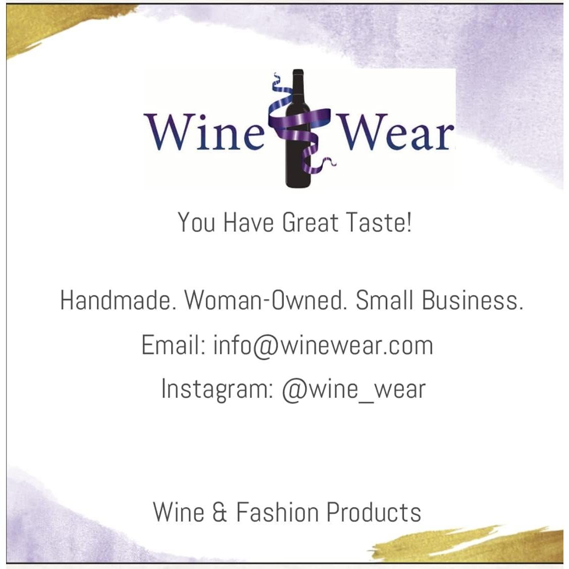 Marcadores de Bebida Wine Wear 12 Piezas - Revelación de Género Niño