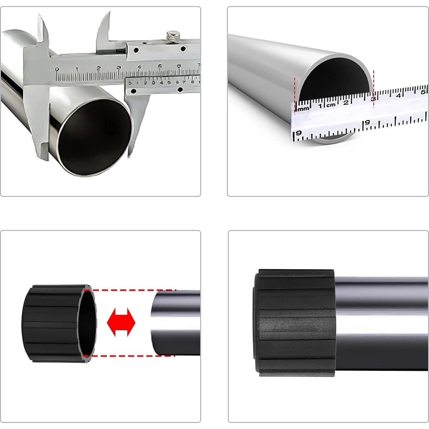 Tapas de patas de silla Flyshop, protectores de goma 38 mm, 4 PCS