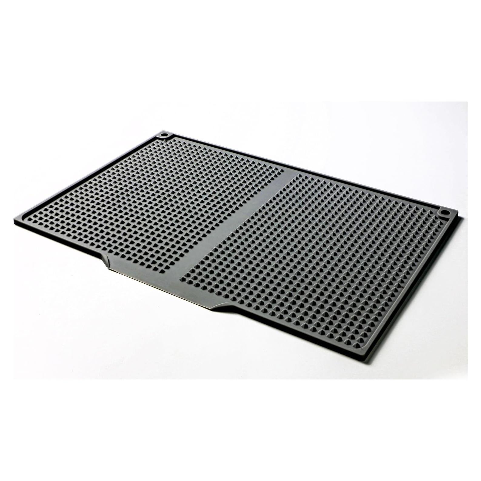 Alfombrilla de Secado de Platos de Silicona JRSENL 44.9x30.9cm Antideslizante