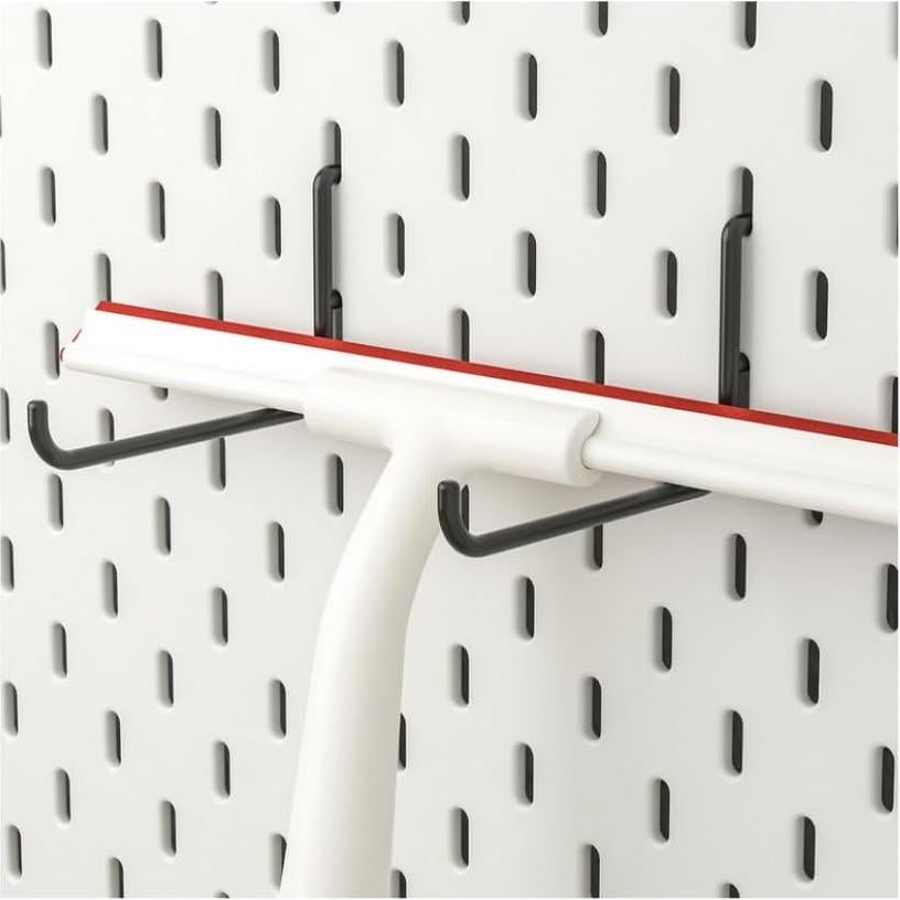 Ganchos de Tablero de Clavos DODXIAOBEUL 4 Unidades Negro