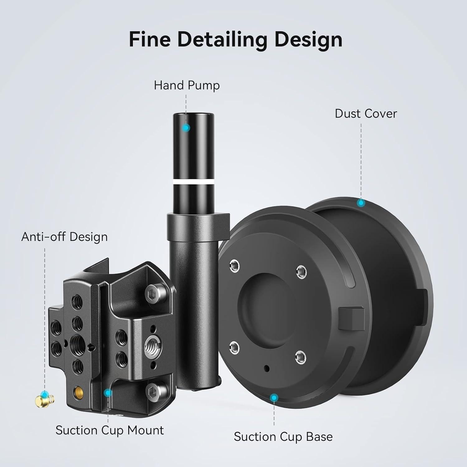 Soporte de Cámara con Ventosa SMALLRIG 4122 - Carga 2kg
