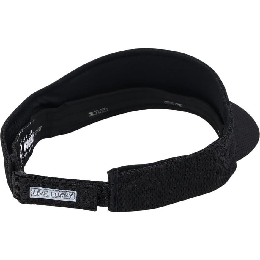 Visera Ajustable Transparente Black Clover Talla Única Negra