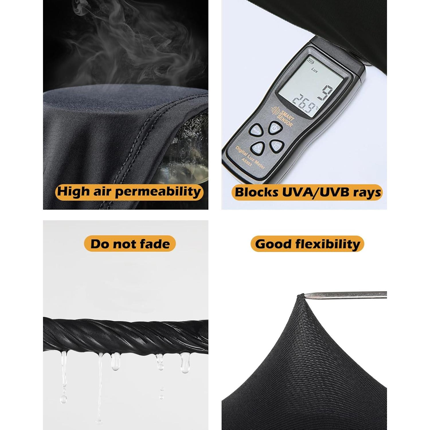 3 Piezas Máscara Balaclava Refrigerante UV Transpirable