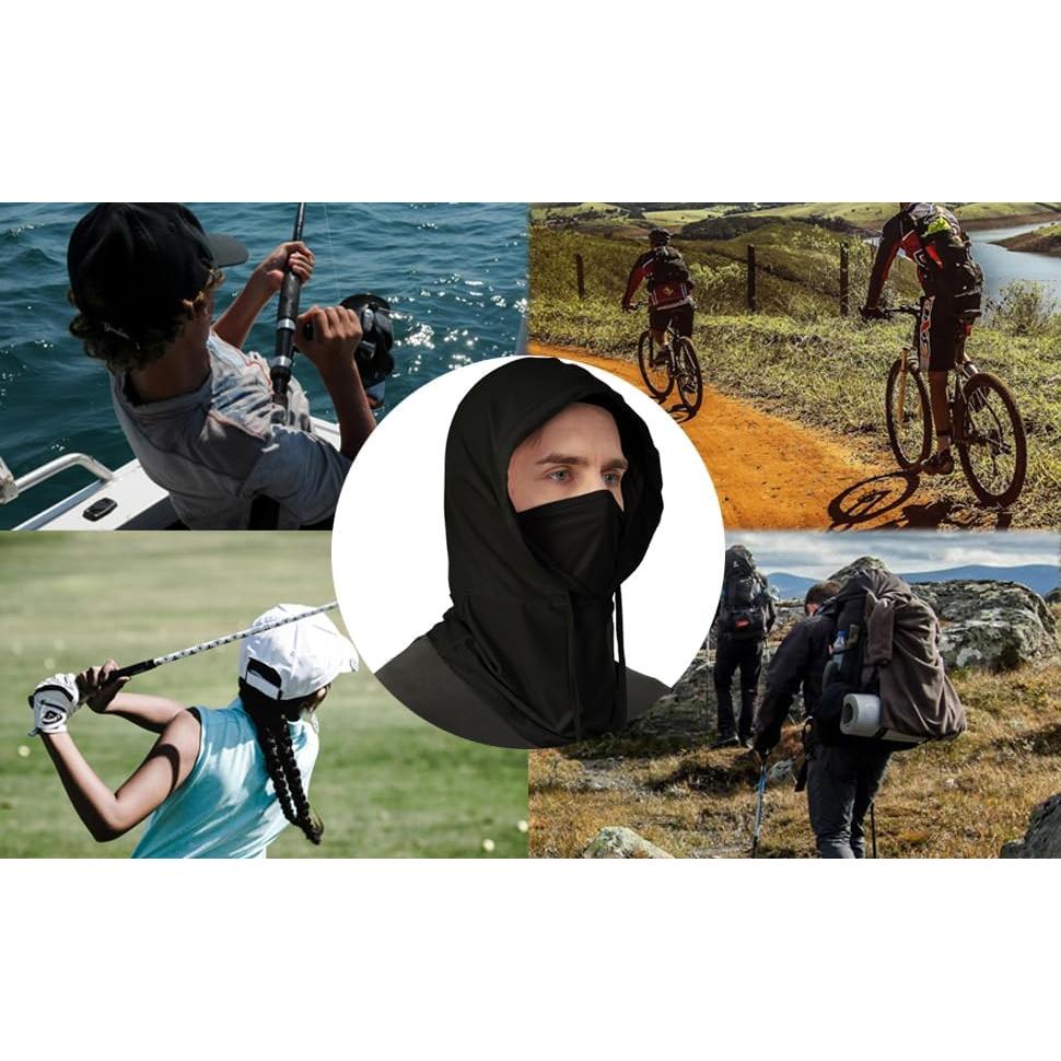 3 Piezas Máscara Balaclava Refrigerante UV Transpirable