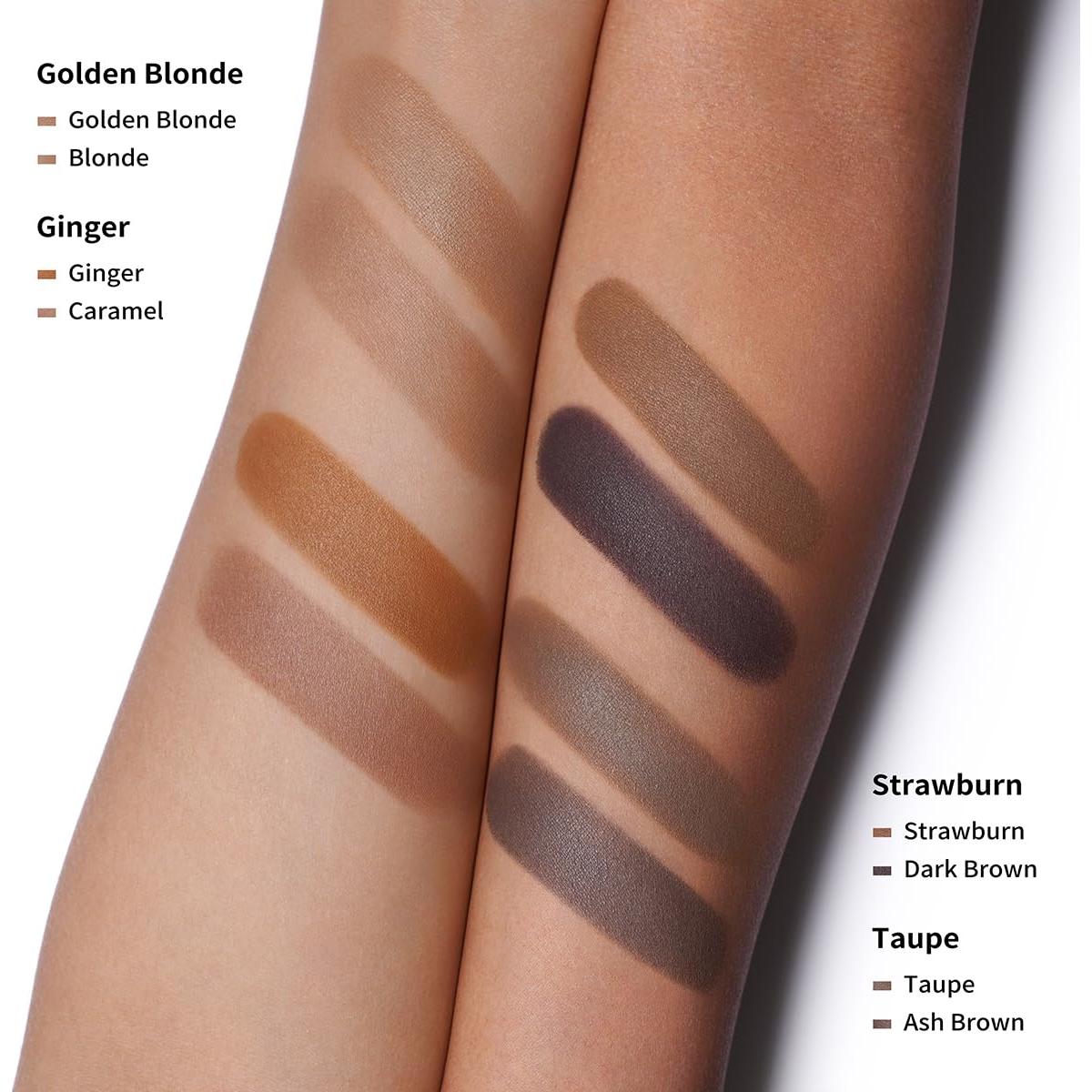 Kit de Cejas Impermeable Oulac 2 en 1 Jengibre 3.2 g