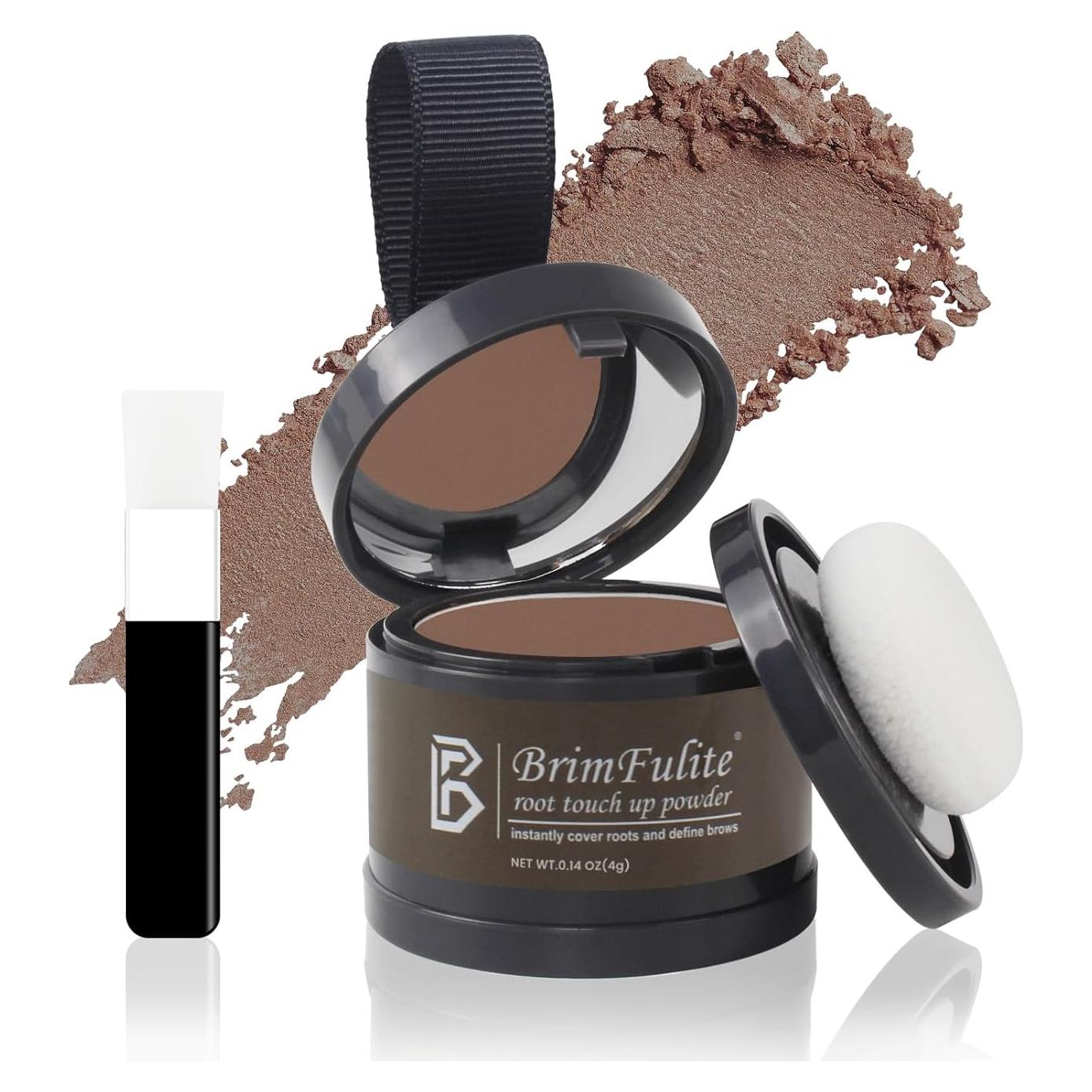 Polvo Retoque Raíces BRIMFULITE Castaño Claro 0.14 oz