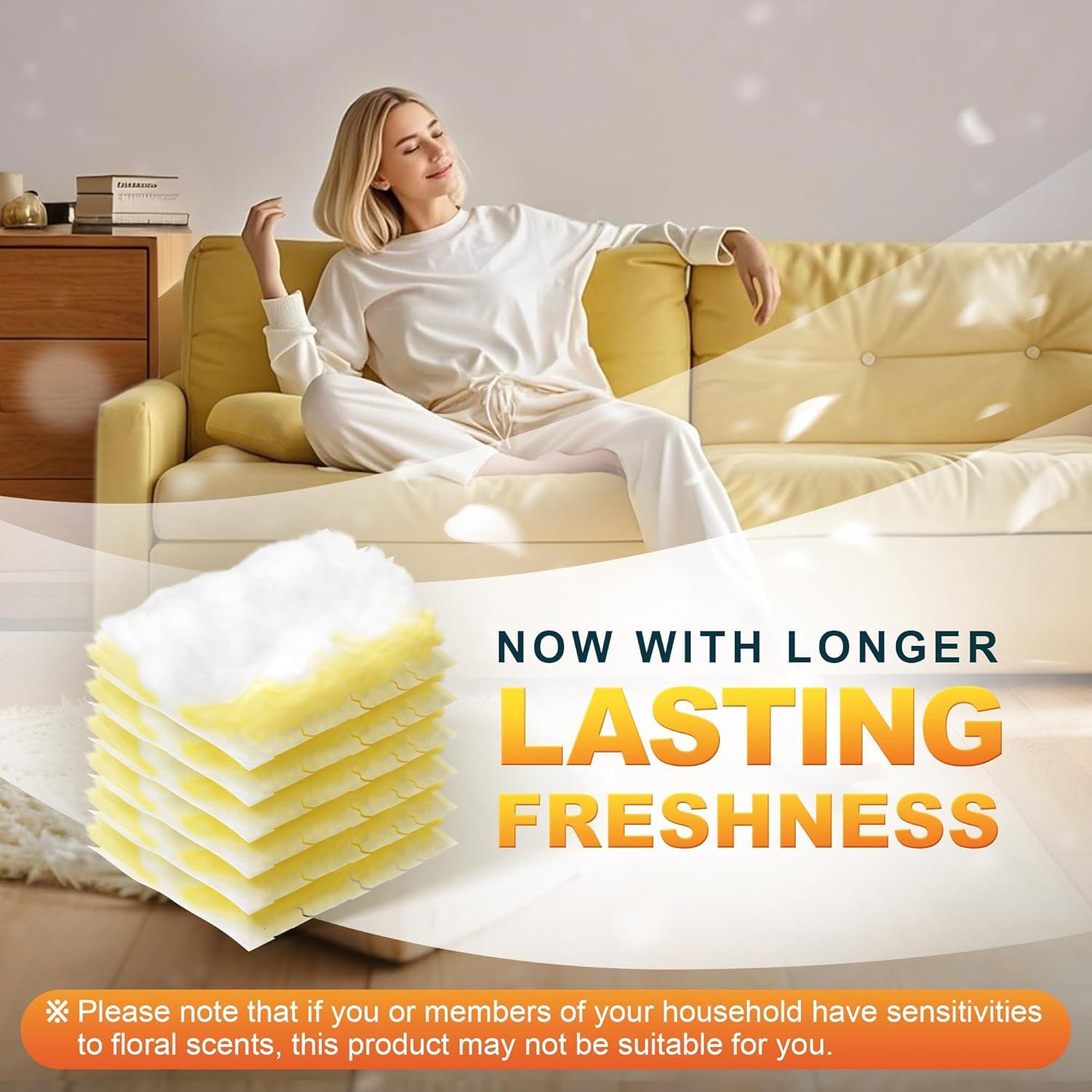 Plumero Desechable JOYMOOP Amarillo con 12 Recargas Microfibra