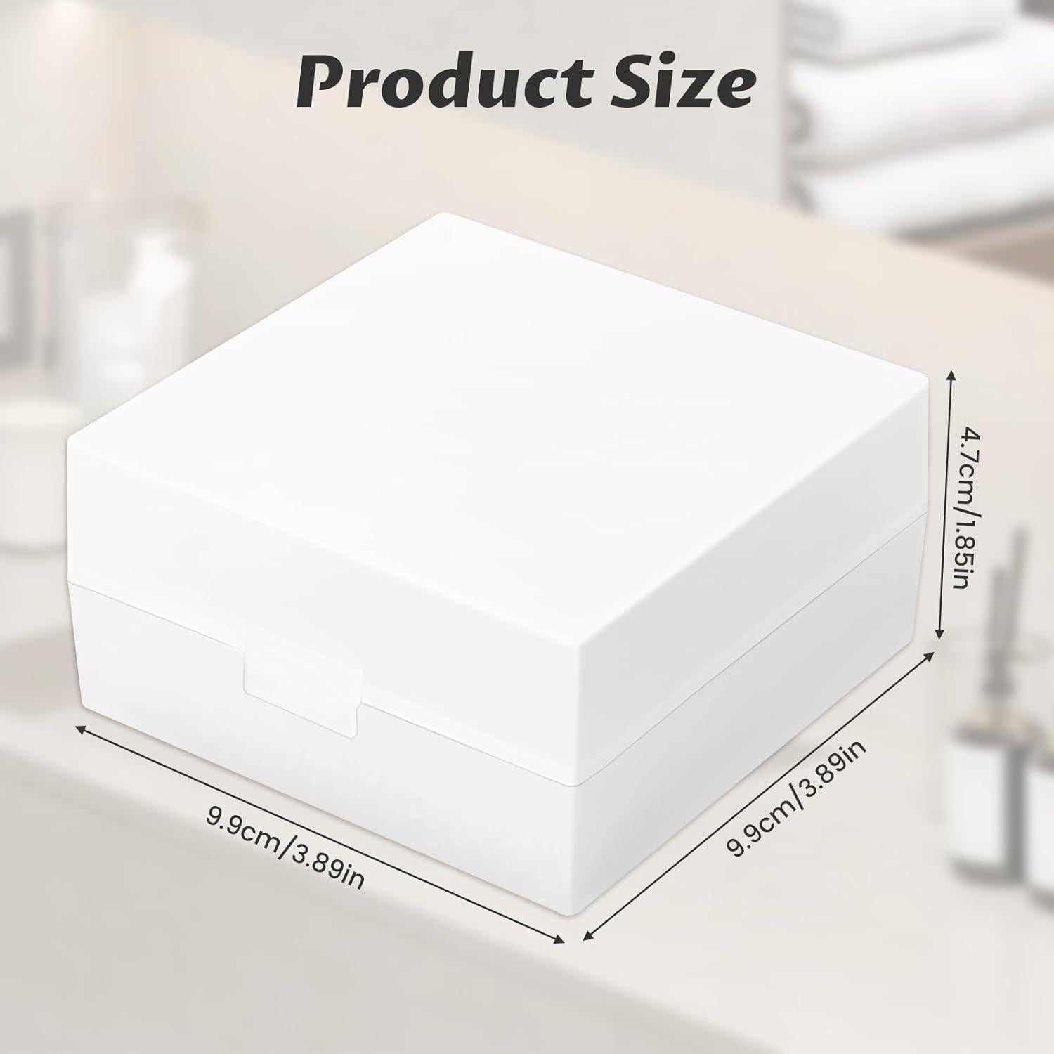 Estuche de Jabón de Viaje Qiuruoo con Drenaje 7.9x7.9cm