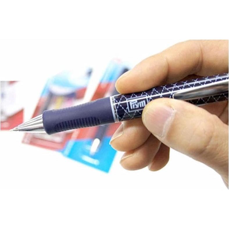 Lápiz de tela mecánico Prym 610840 con 2 cartuchos blancos