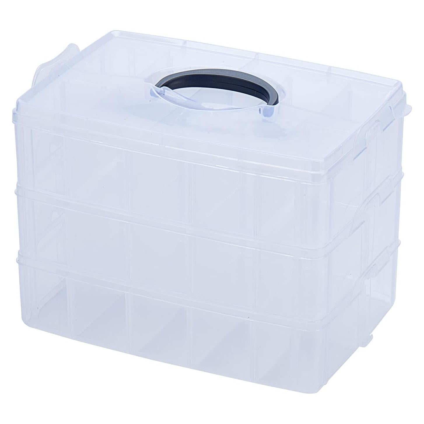 Organizador de Hilos Simthread para 60 Bobinas 3 Capas Transparente