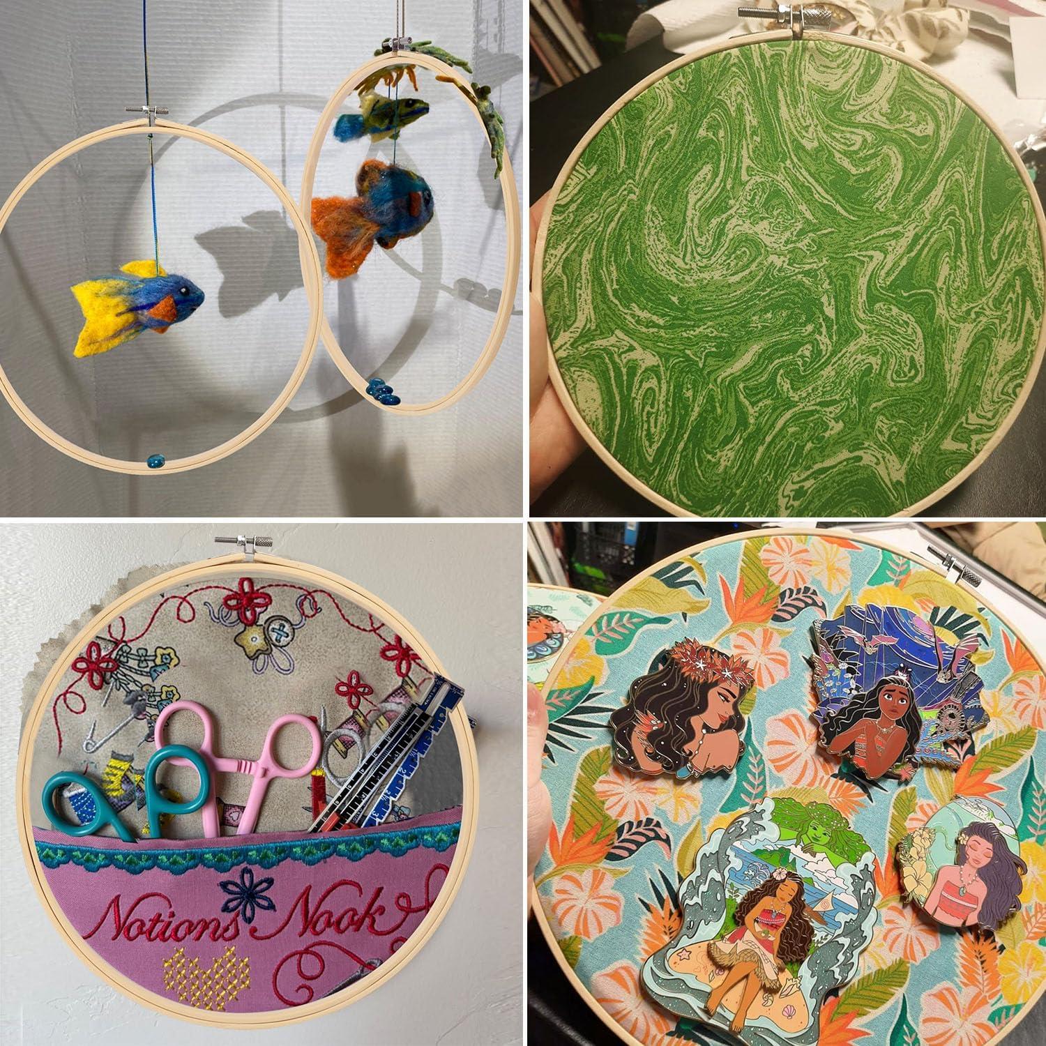 Aros de Bordado de Bambú Kukmakri 30.48 cm - 16 Piezas