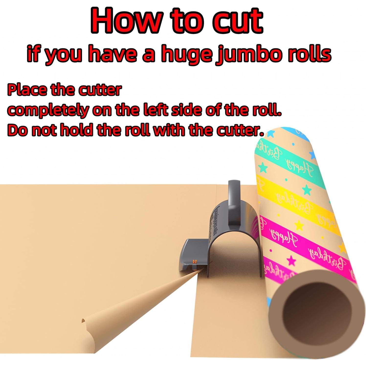 Cortador de Papel de Regalo Perfycut con 3 Cuchillas Reemplazables