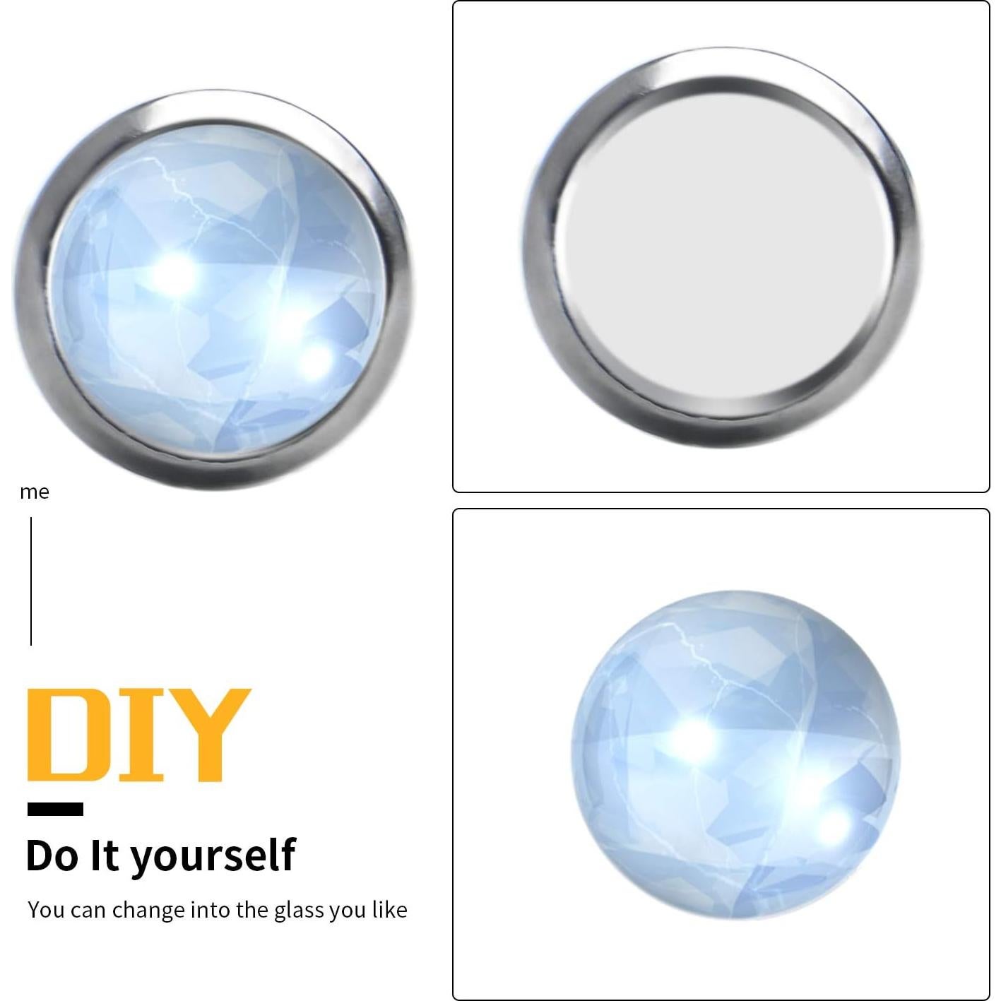 Monturas de Pendientes de Cabochón Aylifu 10pcs 6mm Acero Inoxidable