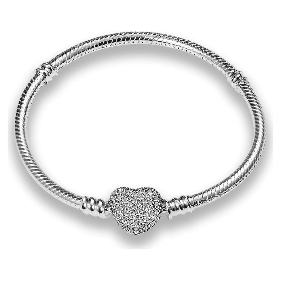 Pulsera de Encanto KUNSIR de Plata Esterlina 925 para Mujeres
